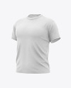 Men's T-Shirt Mockup - Half Side View