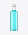 Clear Plastic Bottle w/ Drink Mockup