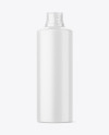 Matte Plastic Bottle with Measuring Cap Mockup