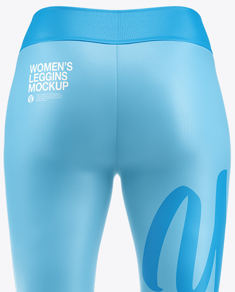 Leggings Mockup - Back View