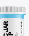 Glossy Plastic Medicines Jar Mockup