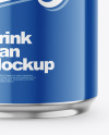 330ml Glossy Drink Can w/ Foil Lid Mockup