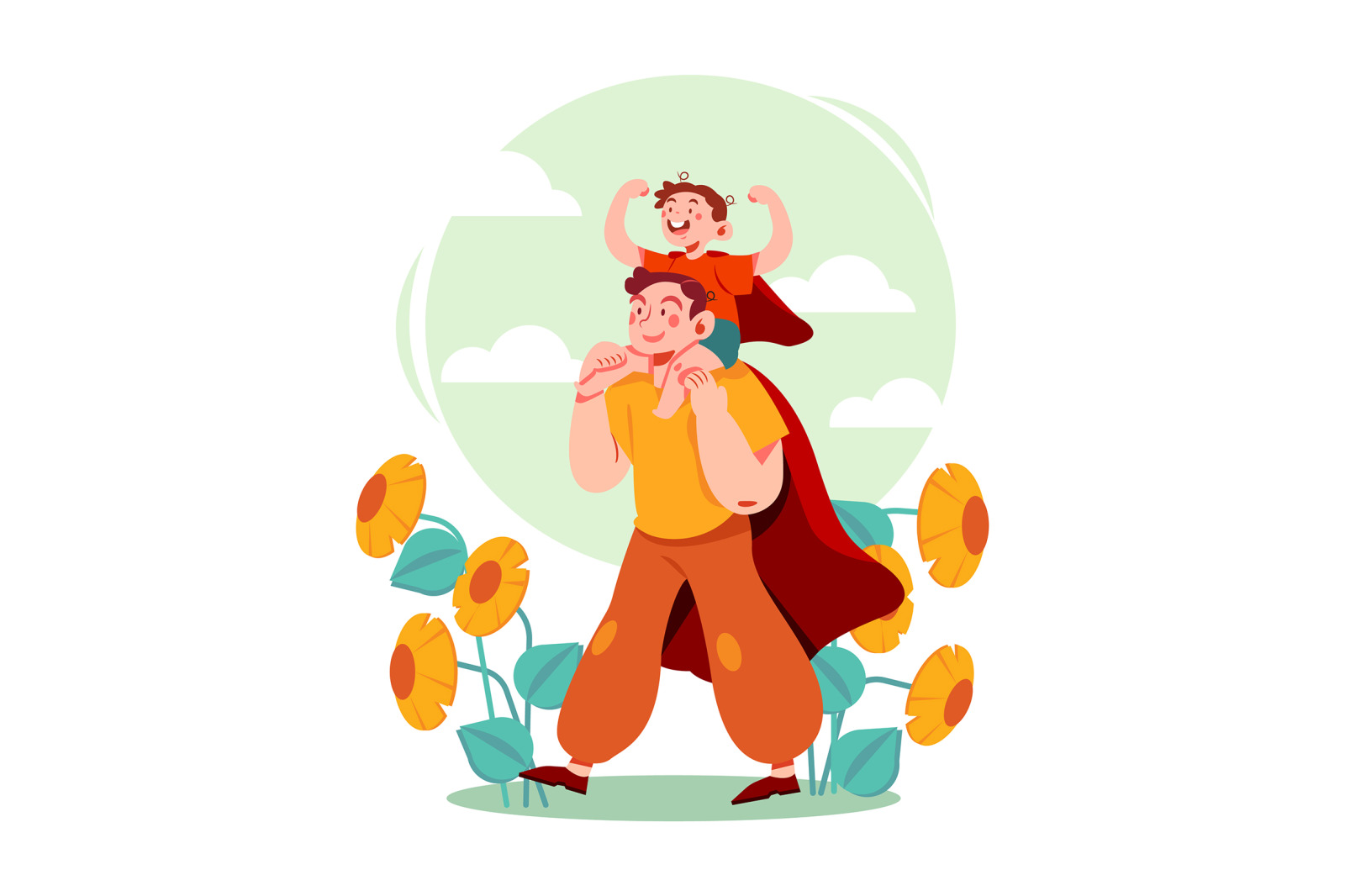 M273_Father&#039;s Day Illustrations