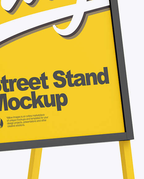 Street Stand Mockup