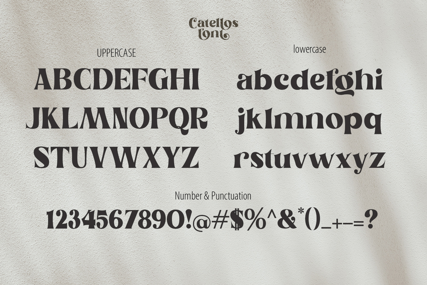 Catellos Font Catellos Font