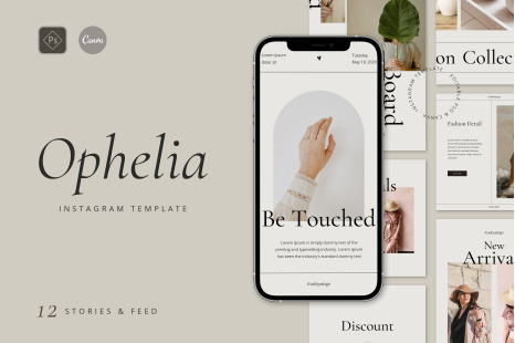 Ophelia Instagram Template - Nostalgia