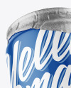 330ml Glossy Drink Can w/ Foil Lid Mockup