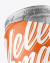 330ml Matte Drink Can w/ Foil Lid Mockup