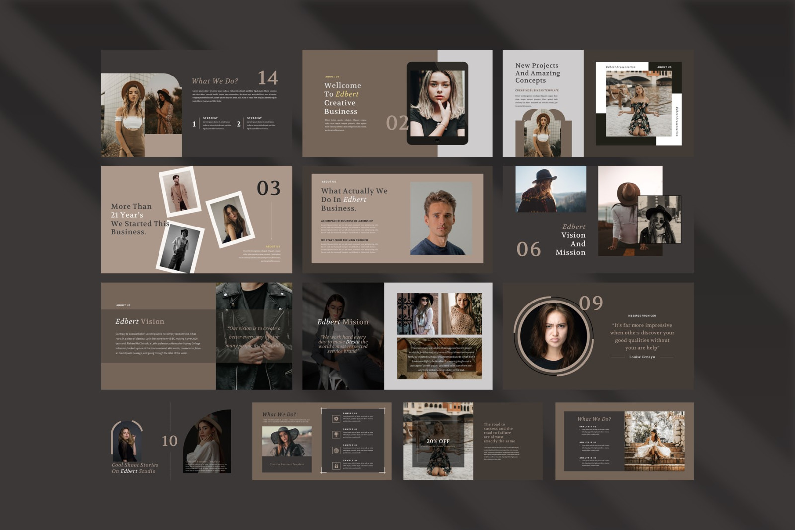 Edbert - A Business PowerPoint Presentation Template