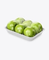 Tray with Green Apples Mockup