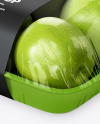 Tray with Green Apples Mockup