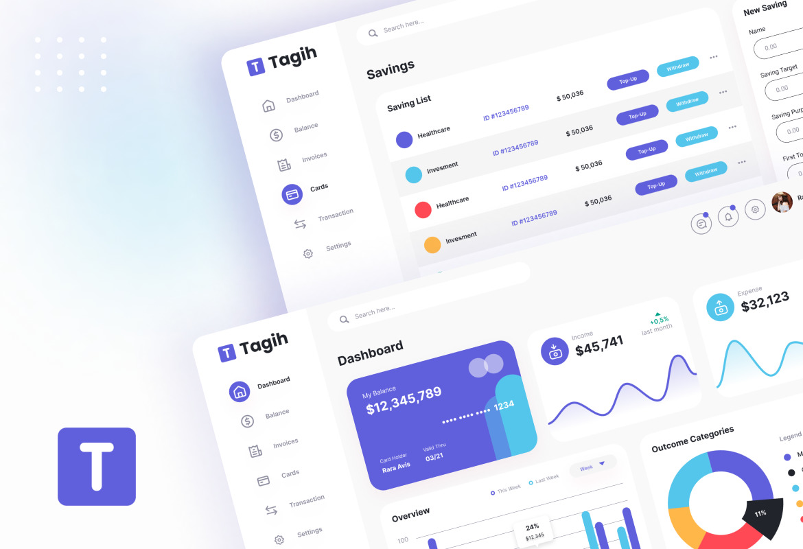 Tagih - Simple Neat Banking Admin