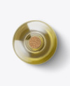 Clear Glass White Wine Bottle Mockup Clear Glass White Wine Bottle Mockup