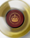 Clear Glass White Wine Bottle Mockup Clear Glass White Wine Bottle Mockup