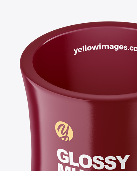 Glossy Mug Mockup