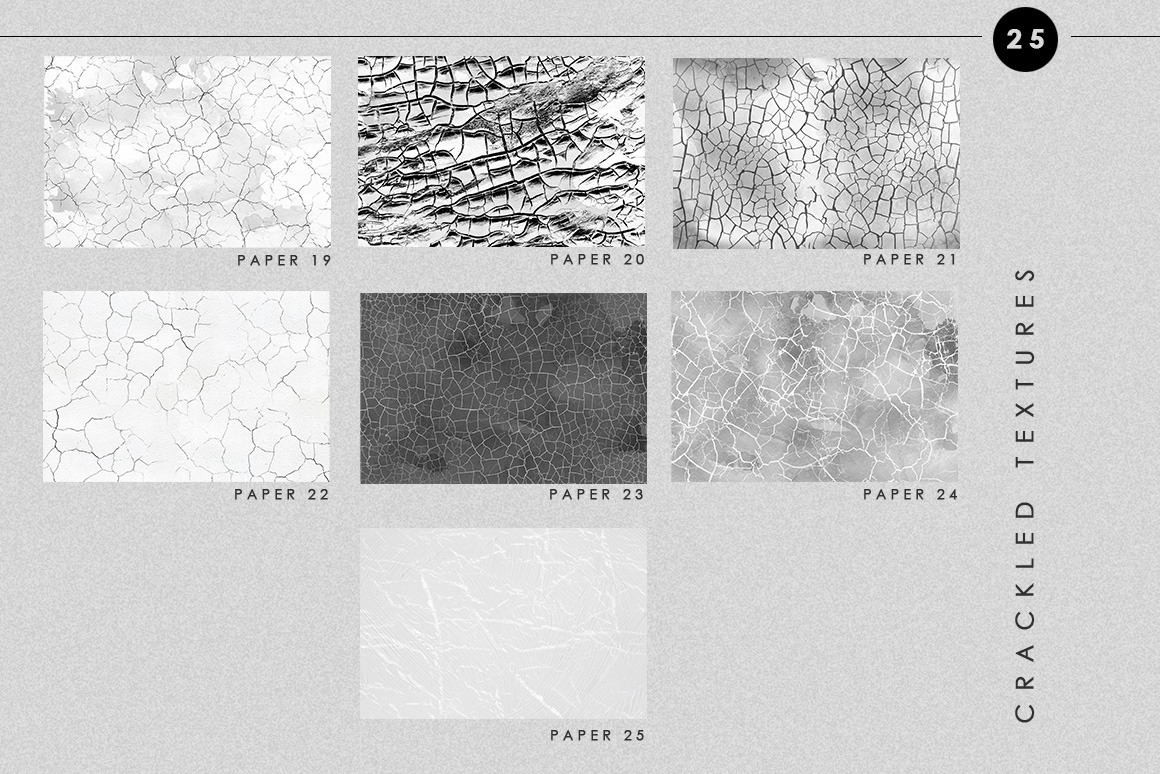 Abstract Crackled Paper Textures Abstract Crackled Paper Textures