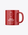 Glossy Mug Mockup