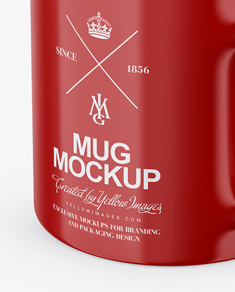 Glossy Mug Mockup