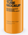 Glossy Shaving Gel Tube Mockup Glossy Shaving Gel Tube Mockup