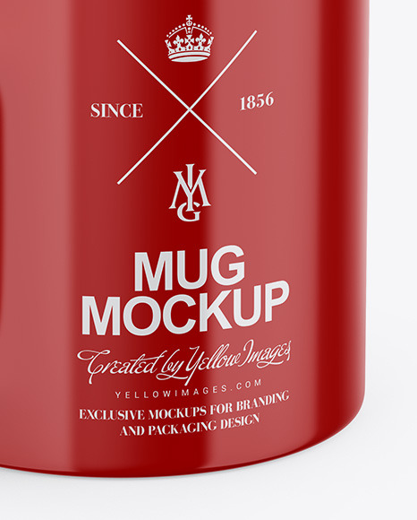 Glossy Mug Mockup