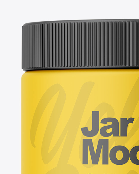 Matte Jar Mockup