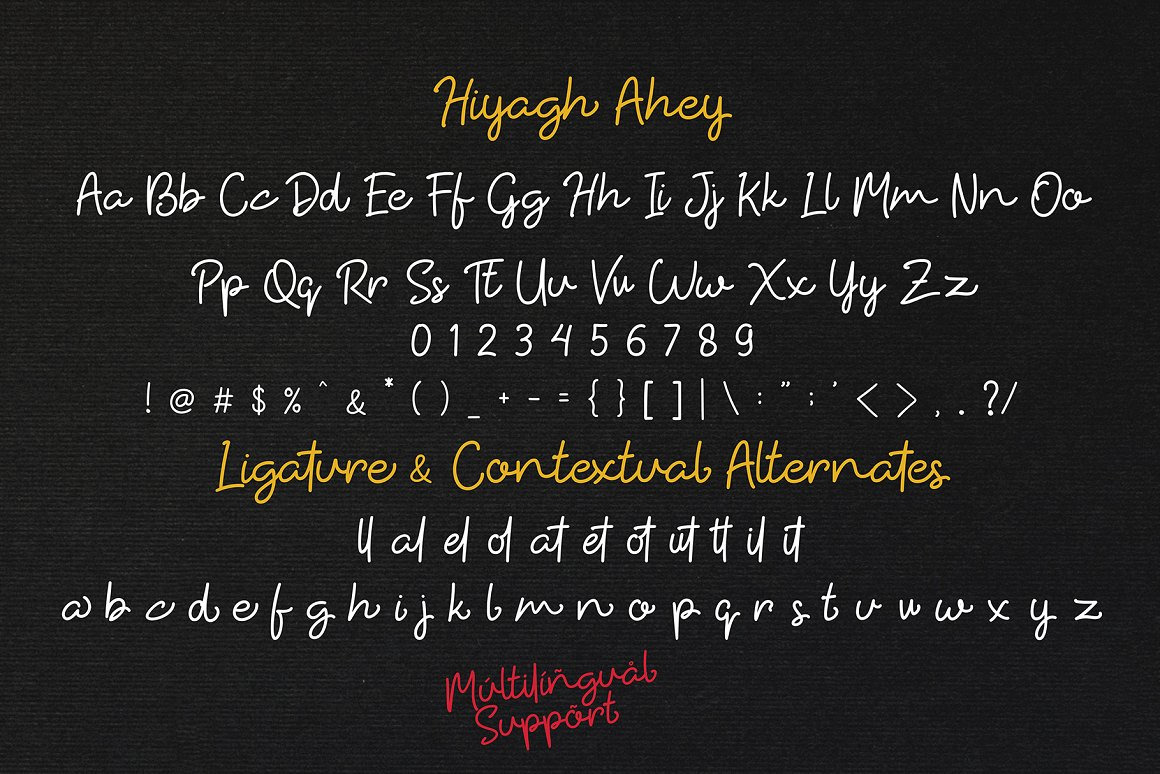 Hiyagh Ahey Font Hiyagh Ahey Font