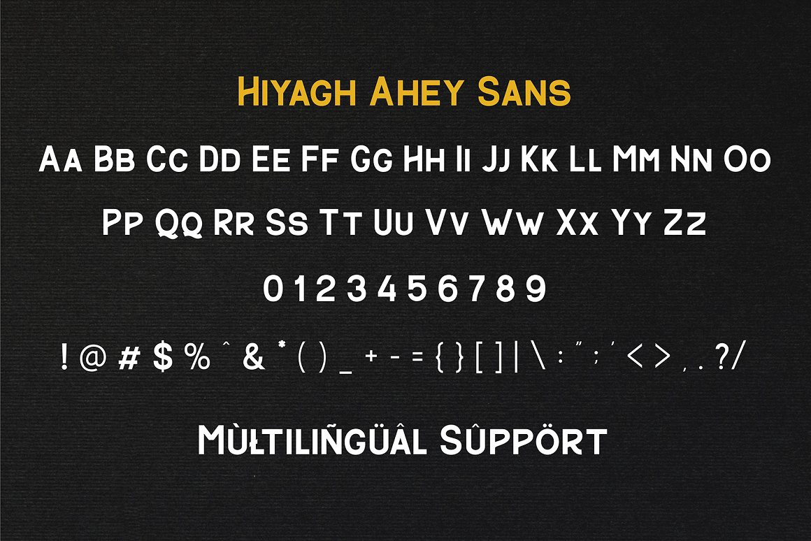 Hiyagh Ahey Font