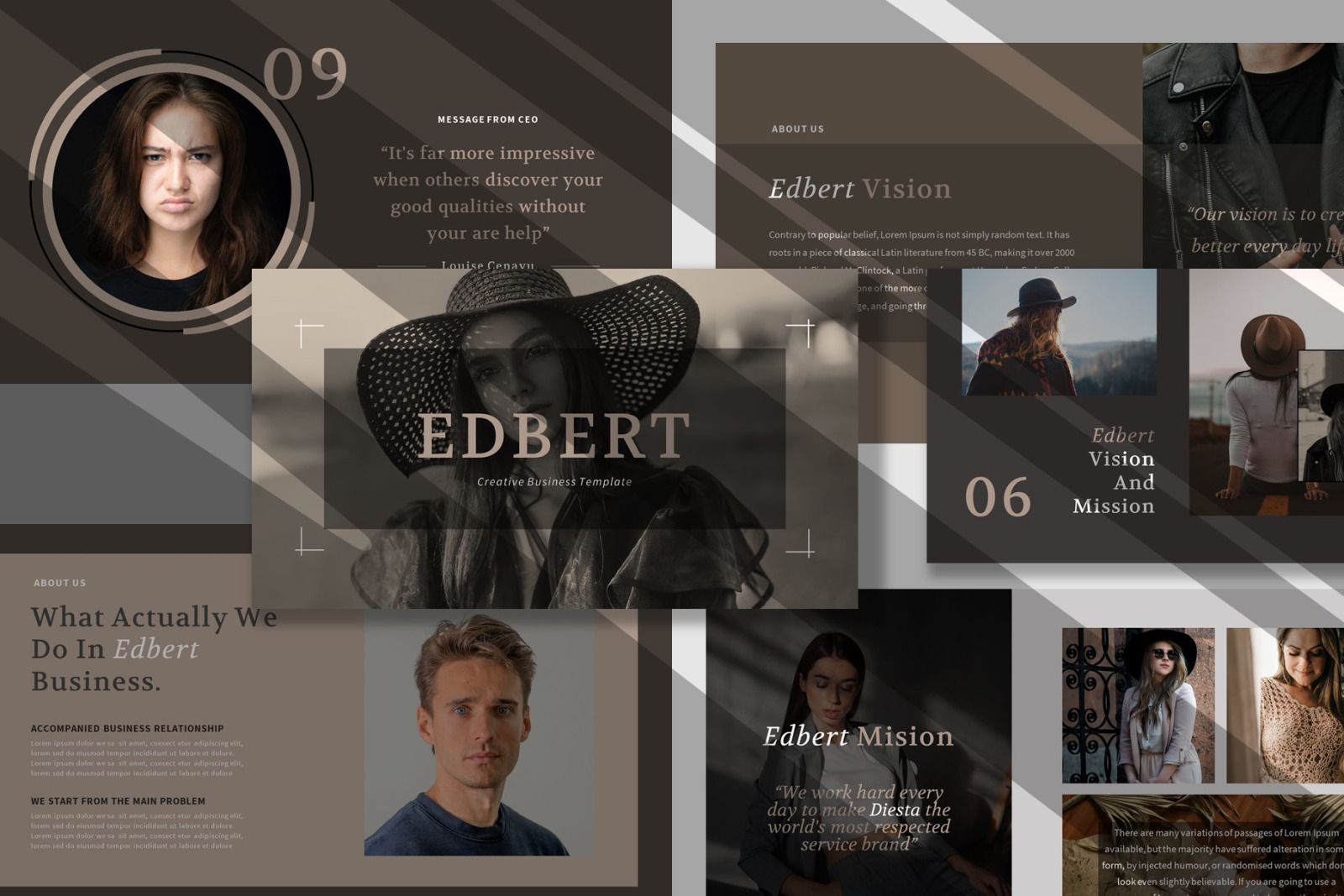 Edbert - A Business Google Slides Presentation Template Edbert - A Business Google Slides Presentation Template
