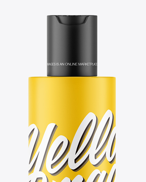 Matte Cosmetic Bottle Mockup