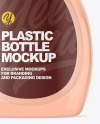 Glossy Plastic Syrup Bottle Mockup