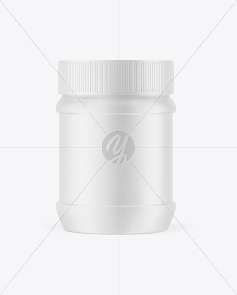 Matte Plastic Jar Mockup