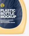 Matte Plastic Syrup Bottle Mockup