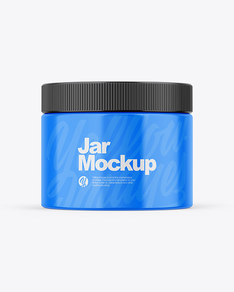 Glossy Jar Mockup