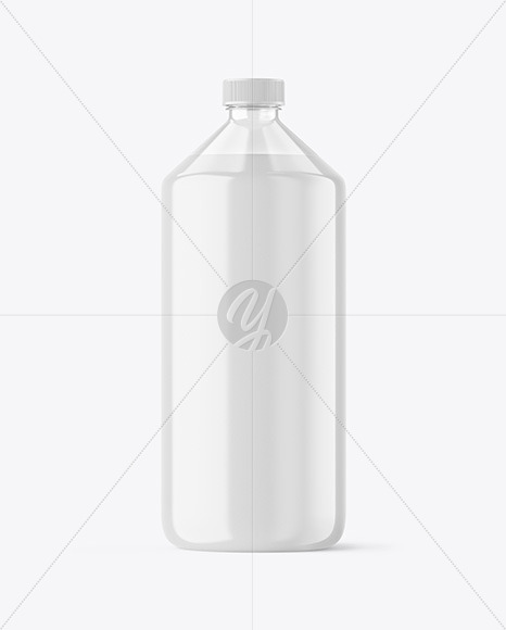 Clear Liquid Soap Bottle Mockup