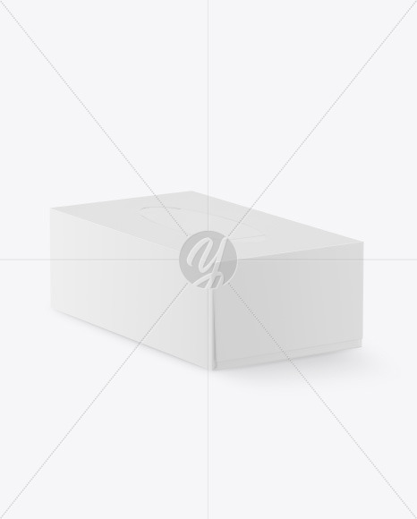 Glossy Box w/ Wipes Mockup