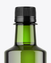 Green Plastic Bottle Mockup