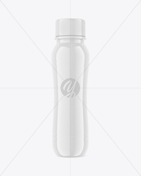 Glossy Plastic Bottle Mockup