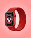 Apple Watch Series 6 with Aluminium Case Mockup