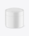 Matte Cosmetic Jar Mockup