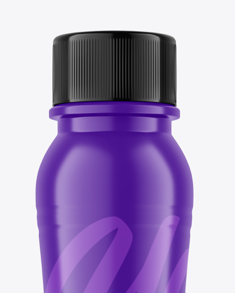 Matte Plastic Bottle Mockup