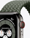 Apple Watch Series 6 with Stainless Steel Case Mockup