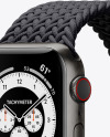 Apple Watch Series 6 with Titanium Case Mockup