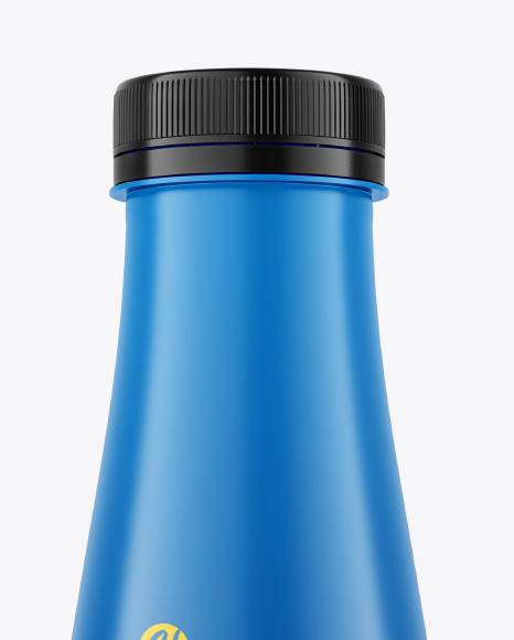 Matte Plastic Bottle Mockup