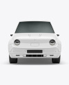 Compact Electric Car Mockup - Front View