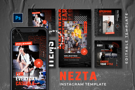 Nezta Instagram Template - Instagram posts