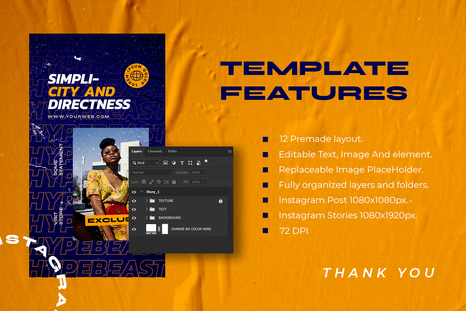 Releade Instagram Template