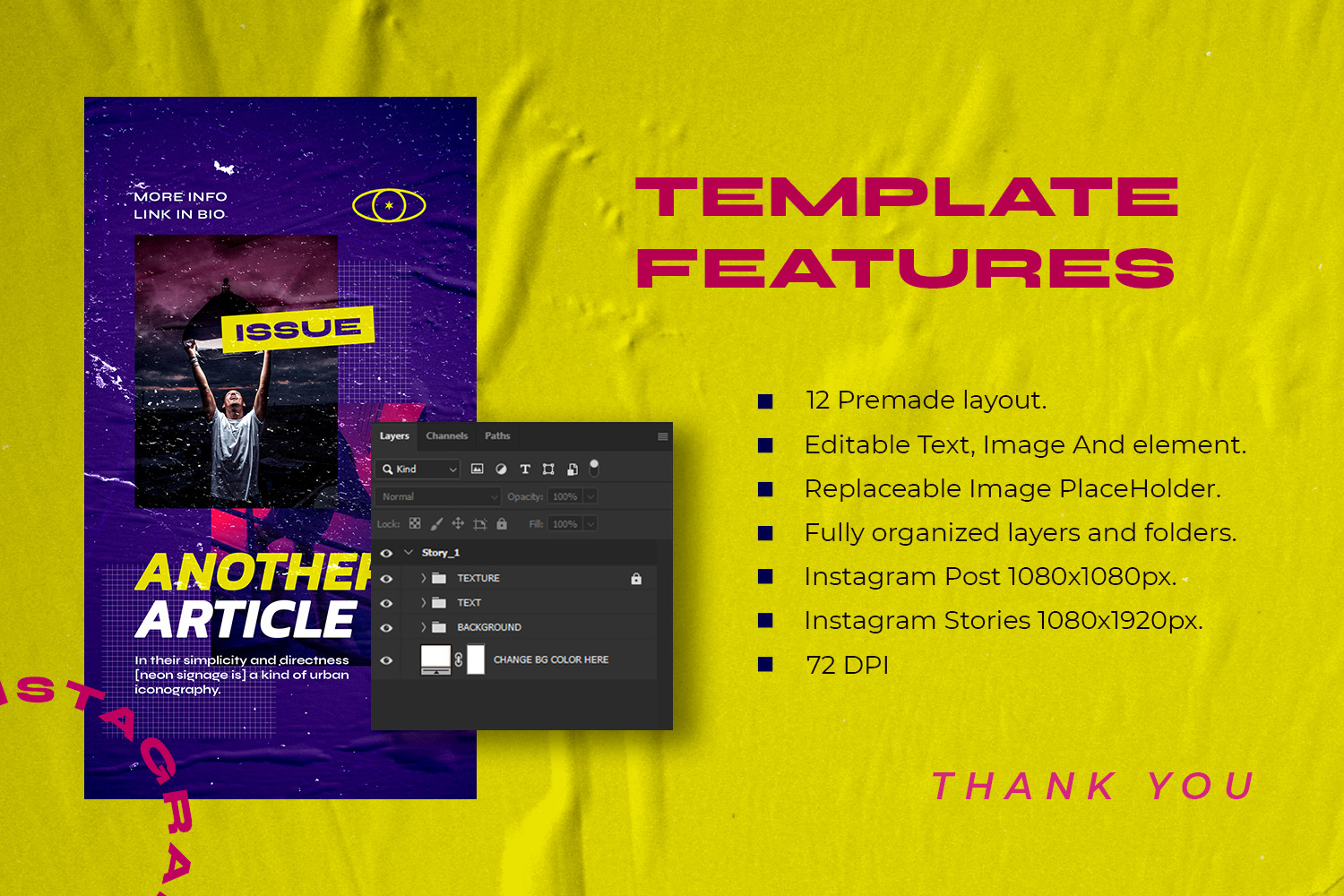 Nightcy Instagram Template Nightcy Instagram Template