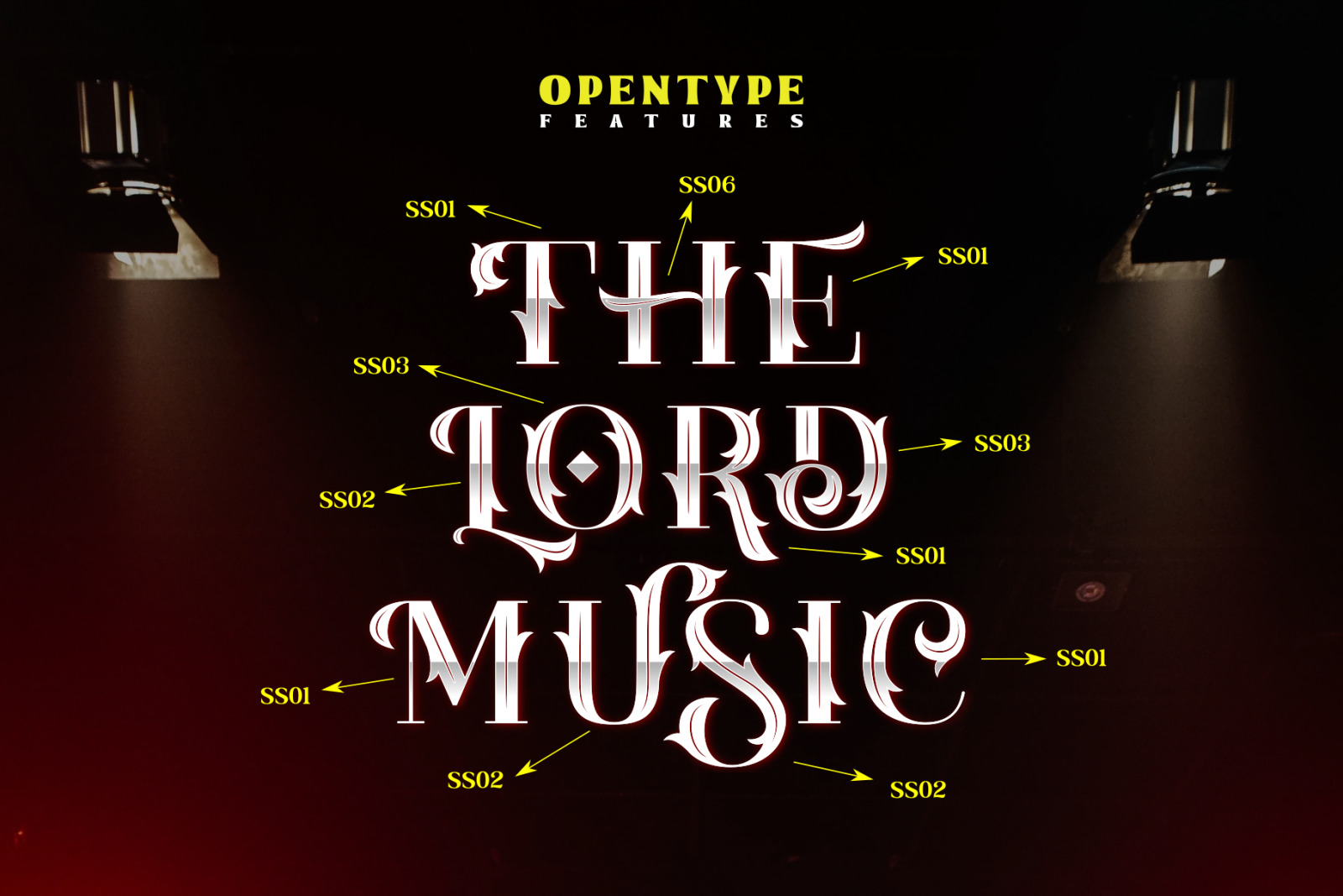 The Lord Music-Decorative Font