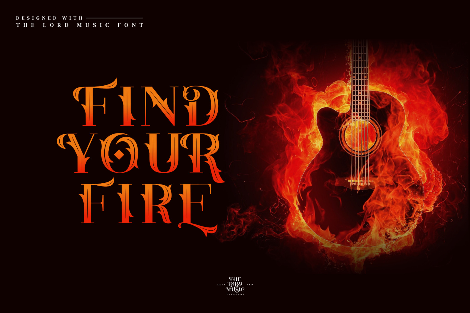 The Lord Music-Decorative Font The Lord Music-Decorative Font