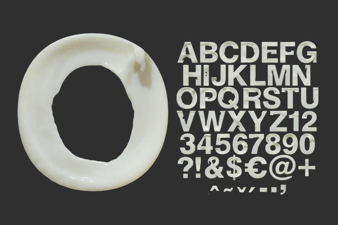 Milk Skimmed Font Milk Skimmed Font